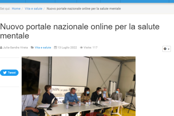 Il Corriere del Sud. Nuovo portale nazionale per la salute mentale