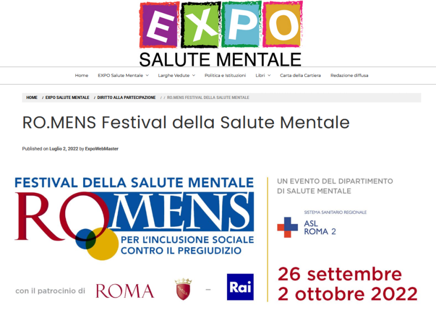 RO.MENS Festival della Salute Mentale