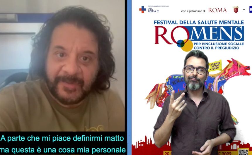 Lillo Petrolo per RO.MENS nella versione LIS per non udenti
