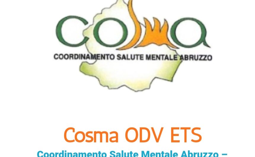 1664520620092 PARLANO DI NOI COSMA ODV ETS- COORDINAMENTO SALUTE MENTALE ABRUZZO-ORG DI VOLONTARIATO