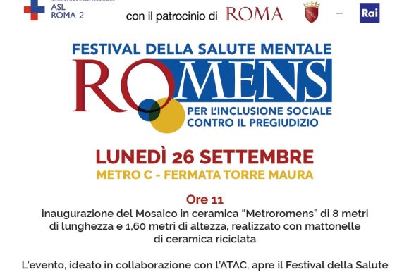RO.MENS: inaugurazione del mosaico Metroromens