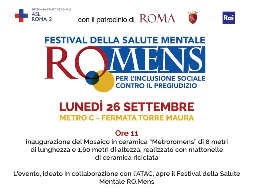 RO.MENS: inaugurazione del mosaico Metroromens