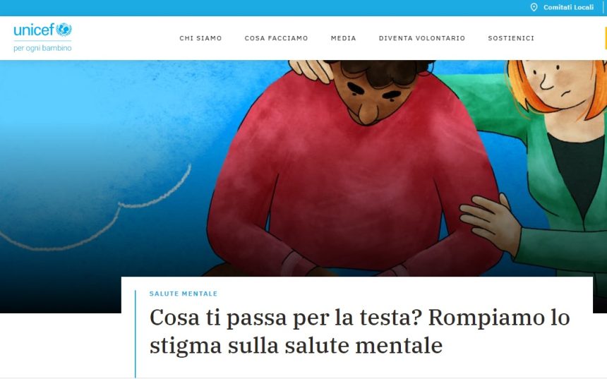 UNICEF e Salute Mentale. Focus on sull’Indagine Nazionale DOXA contro lo stigma