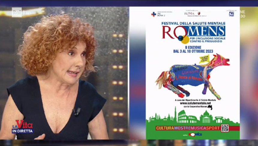 Cinzia Leone alla Vita in Diretta annuncia la II Edizione del festival Romens