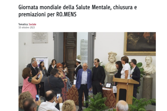 Giornata mondiale della Salute Mentale, chiusura del  Festival Romens al Campidoglio