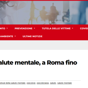 Romens il secondo Festival della salute mentale, a Roma fino al 10 ottobre 2023