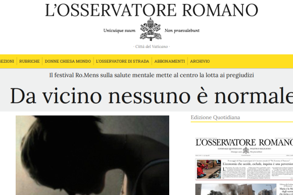 Da vicino nessuno è normale. Il festival Ro.Mens sulla salute mentale