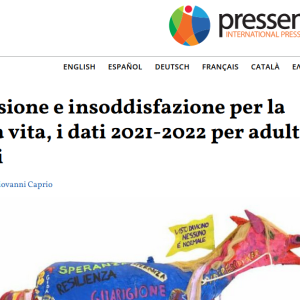 Depressione e insoddisfazione per la propria vita, i dati 2021-2022