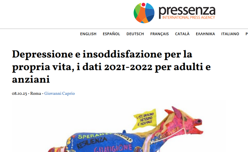 Depressione e insoddisfazione per la propria vita, i dati 2021-2022