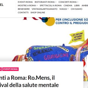 Eventi a Roma: Torna Ro.Mens con la seconda edizione, il festival della salute mentale