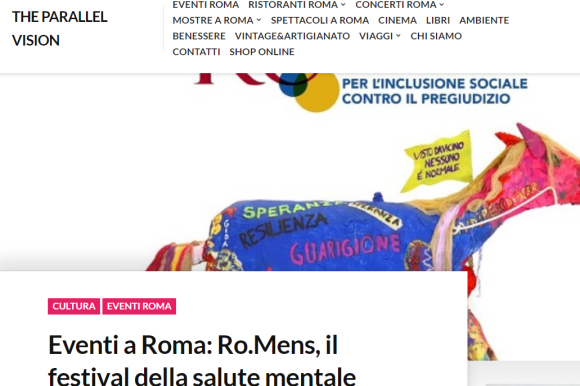 Eventi a Roma: Torna Ro.Mens con la seconda edizione, il festival della salute mentale