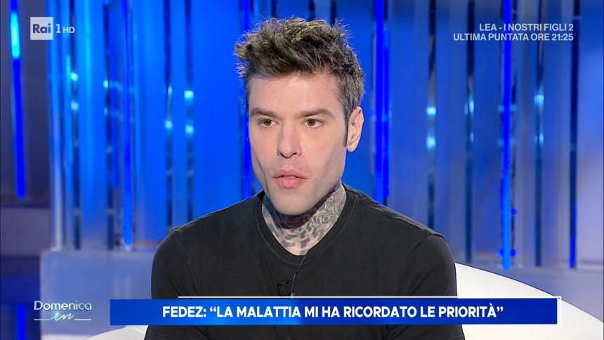 Fedez a Domenica In: la sensibilità e la consapevolezza mostrate in diretta senza filtri