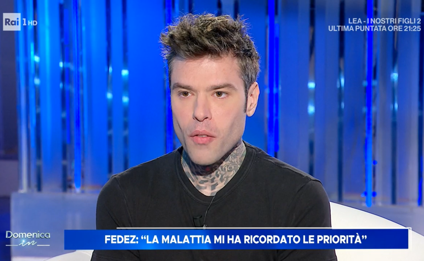 fedez 2 Fedez a Domenica In: la sensibilità e la consapevolezza mostrate in diretta senza filtri