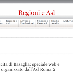 Centenario della nascita di Basaglia: speciale web e incontri nelle scuole organizzato dall’Asl Roma 2