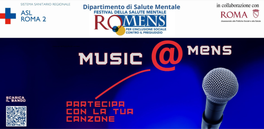 Music@Mens, il concorso di musica per l’inclusione contro il pregiudizio nel RO.MENS 2024
