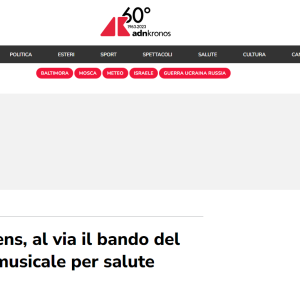 Music@Mens, al via il bando del concorso musicale per salute mentale