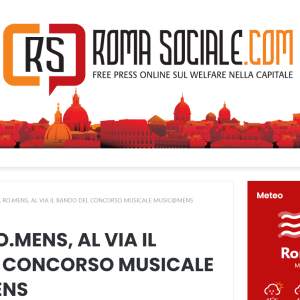 FESTIVAL RO.MENS, AL VIA IL BANDO DEL CONCORSO MUSICALE MUSIC@MENS