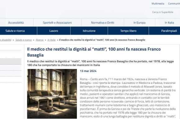 Il medico che restituì la dignità ai “matti”, 100 anni fa nasceva Franco Basaglia