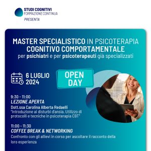 Master specialistico in psicoterapia cognitivo comportamentale