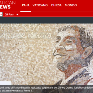 Per Papa Francesco un mosaico su Basaglia dagli utenti di un centro diurno dell’ASL ROMA 2
