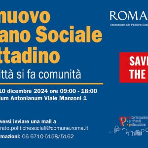 Il nuovo Piano Sociale cittadino