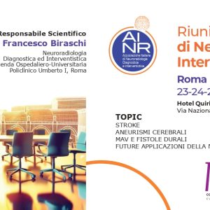 Riunione AINR di Neuroradiologia Interventistica