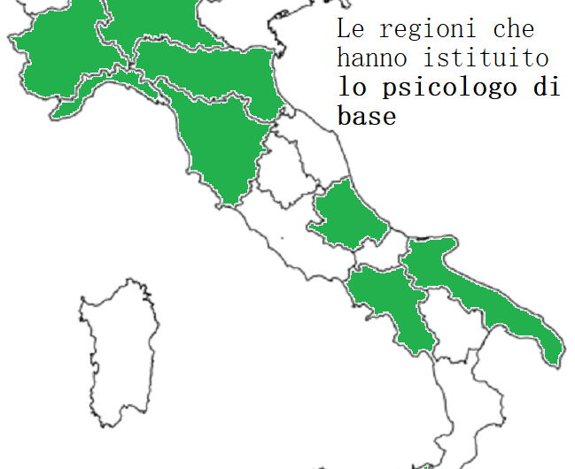 mappa psicologi di base A proposito di federalismo: a che punto siamo con lo psicologo di base?