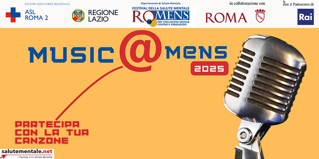 Banner-MusicMens-2025 RO.MENS IV Edizione del Festival Salute Mentale. Music@Mens 2025 chi ne parla