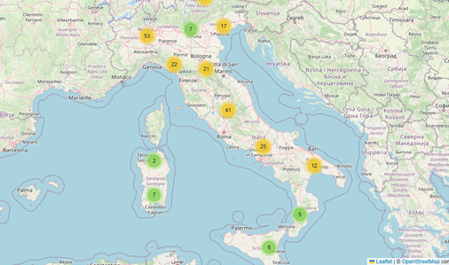 La mappa dei centri pubblici e privati per i Disturbi della Nutrizione e dell’Alimentazione