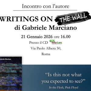 Writings on The Wall – Incontro con l’autore Gabriele Marciano