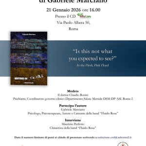 Incontro con l’autore Gabriele Marciano su “Writings on the wall”. Dialogo tra musica e psiche