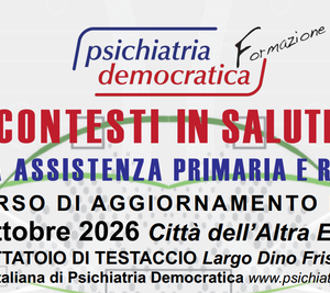 Immagine (1) Corso di aggiornamento: “Tempi e contesti in Salute Mentale. La cura tra assistenza primaria e riabilitazione”
