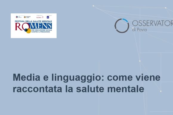 copertina Salute mentale e parole utilizzate. I media devono fare attenzione a come si pongono nel racconto dei fatti