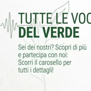 tutte le voci del verde Tutte le voci del verde. I TeRP nella Settimana della Salute Mentale
